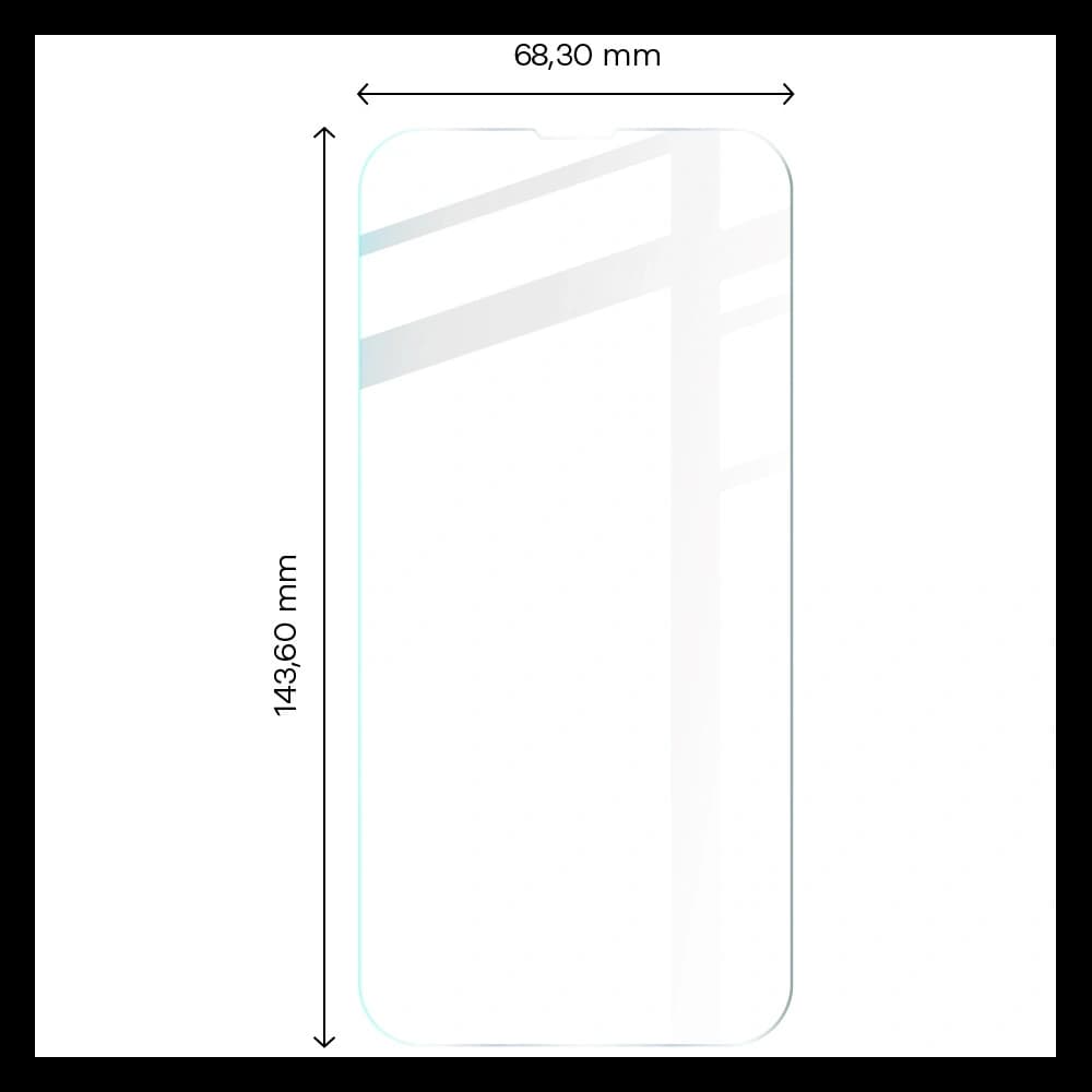 Bizon Glass Clear 2 Apple iPhone 14 / 13 / 13 Pro - 2