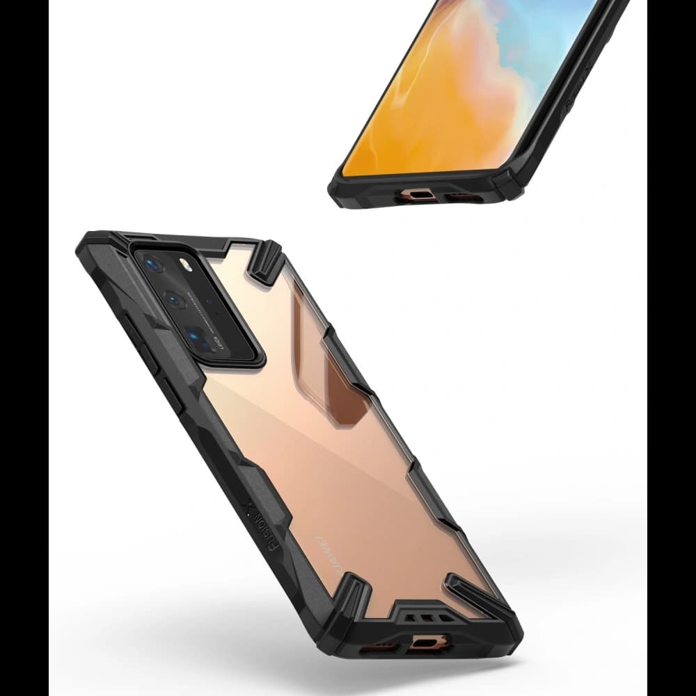 Ringke Fusion-X Huawei P40 Pro Black - 17