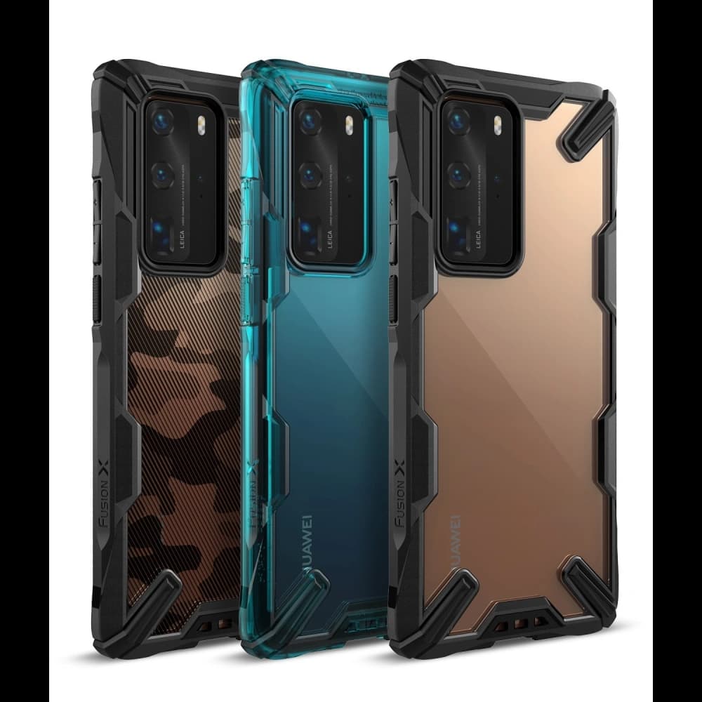 Ringke Tasche Fusion-X Huawei P40 Pro Türkis Grün - 9