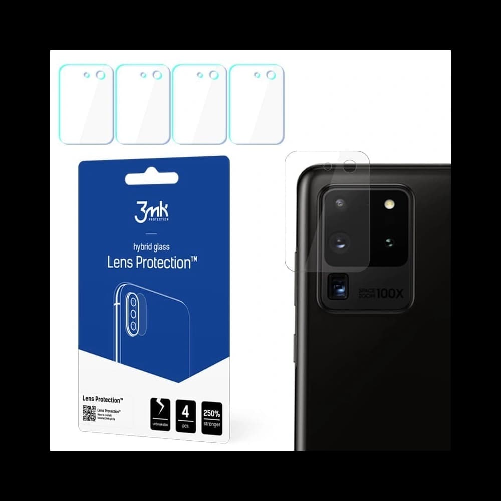 3MK Lens Protection Samsung Galaxy S20 Ultra [4 PACK] - 1