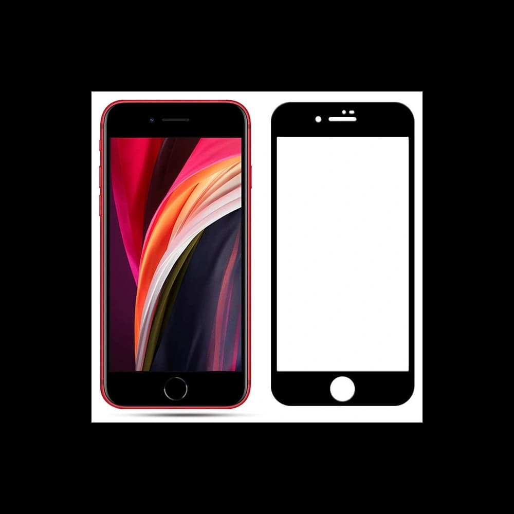 Bizon Glass Edge Apple iPhone SE 2022/2020/ 8/ 7 schwarz - 5