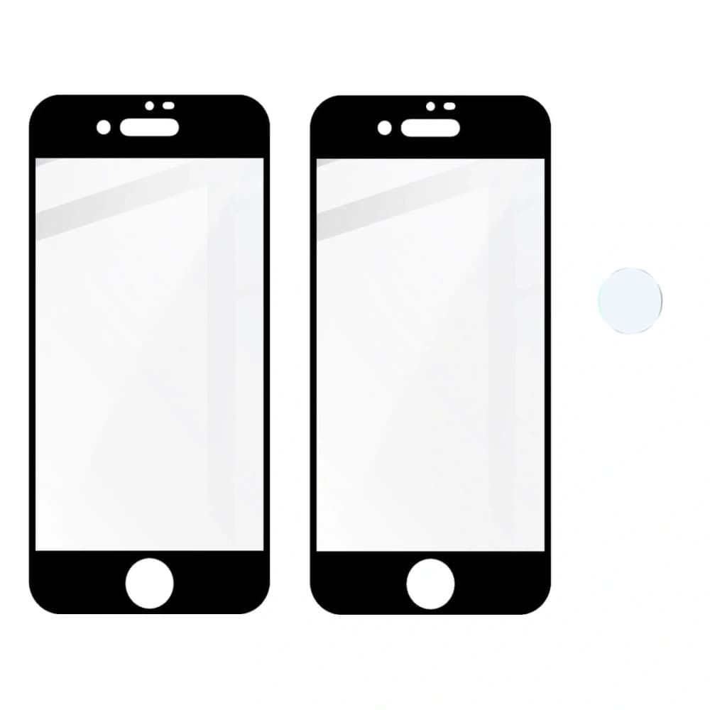 Bizon Glass Edge tempered glass - [2 PACK] + lens protection Apple iPhone SE 2022/2020 8/7 black - 5