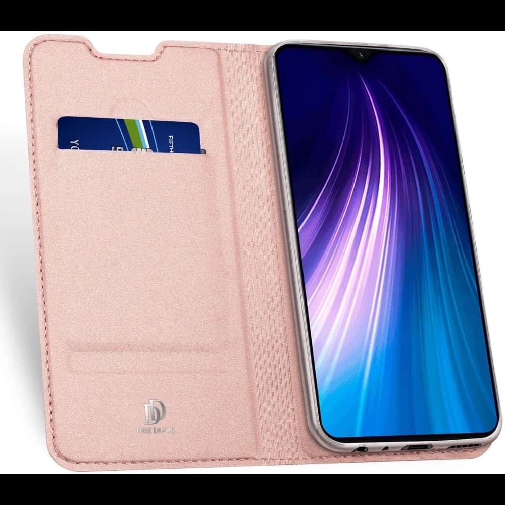 DuxDucis Fall SkinPro Redmi Note 8T Rose Gold 9H - 1
