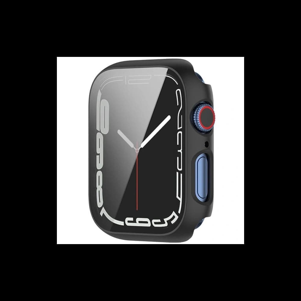 Bizon Case Case + Glass Set Apple Watch 8/7 45mm schwarz - 7