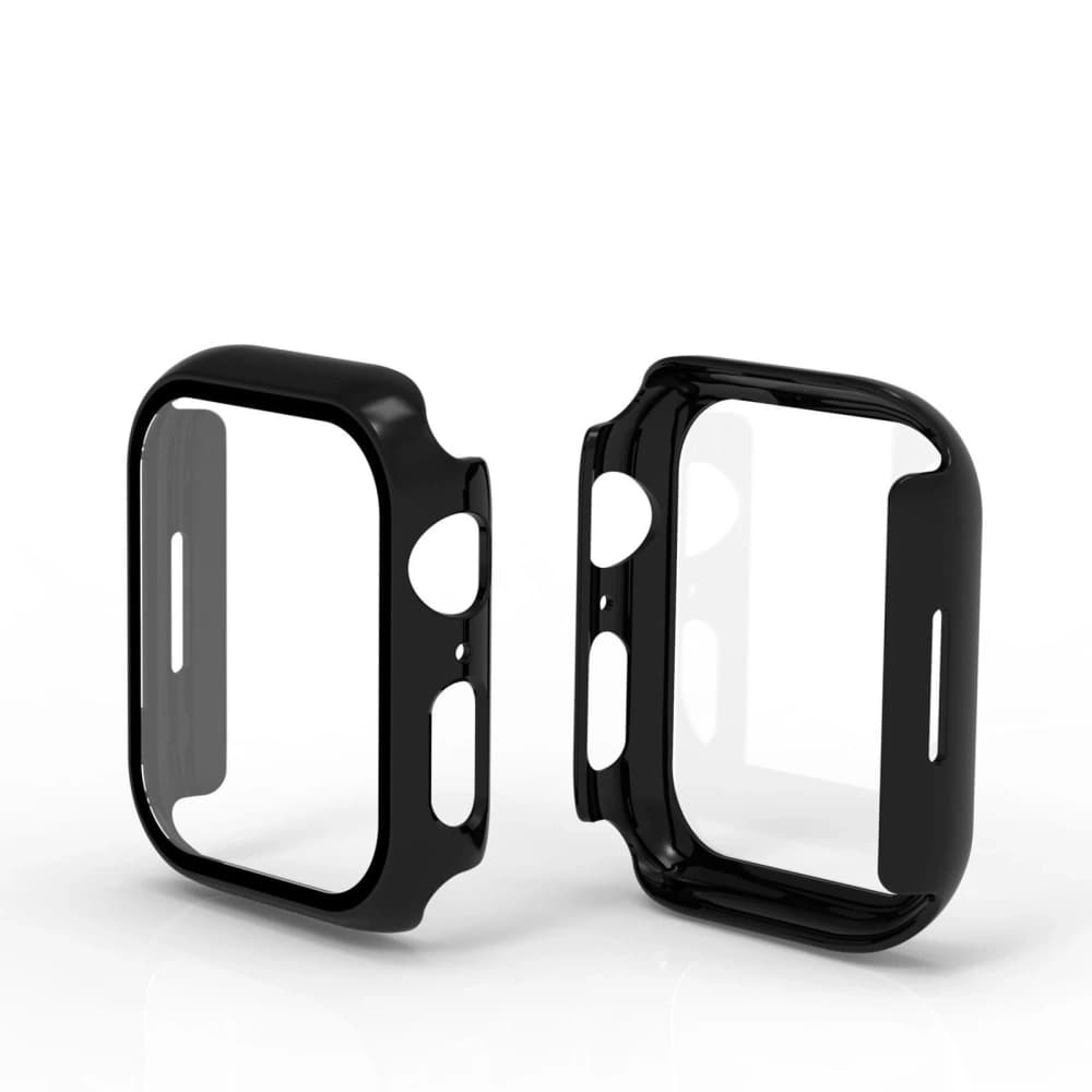 Bizon Case Case + Glass Set Apple Watch 8/7 45mm schwarz - 9