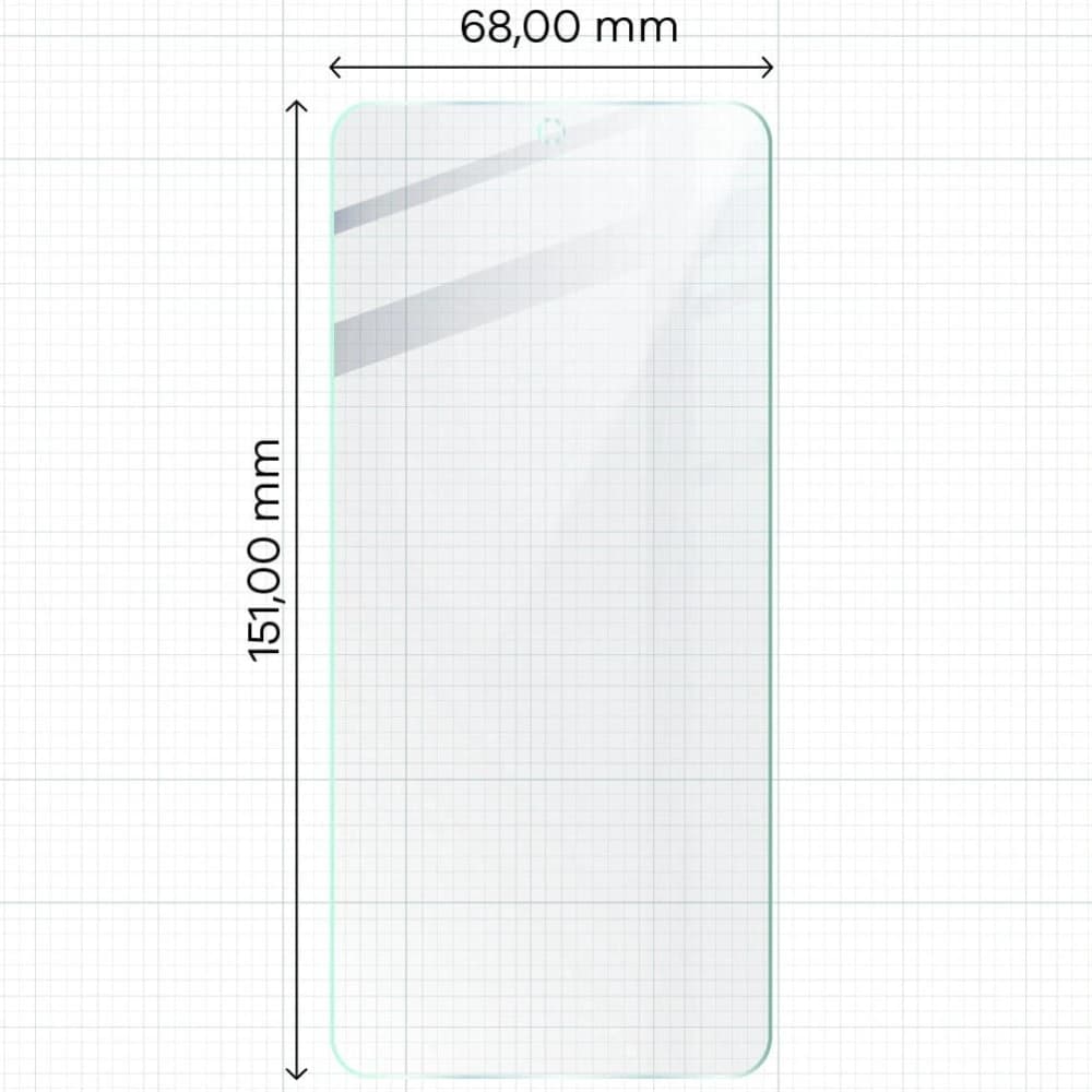 Bizon Glas Klarglas gehärtetes Glas - 3 Stück. + Linsenglas Google Pixel 6 - 2
