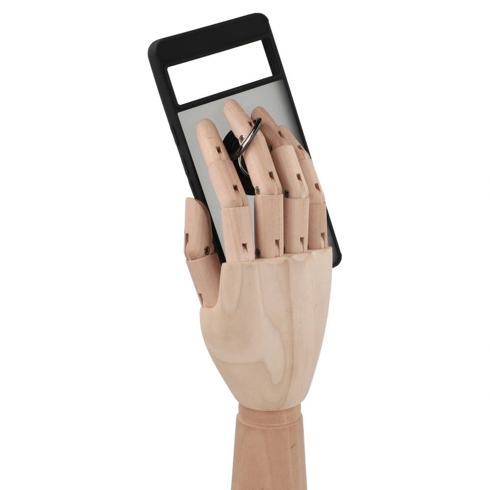 Bizon Case Hybrid Ring Google Pixel 7 smoky with a black frame - 8