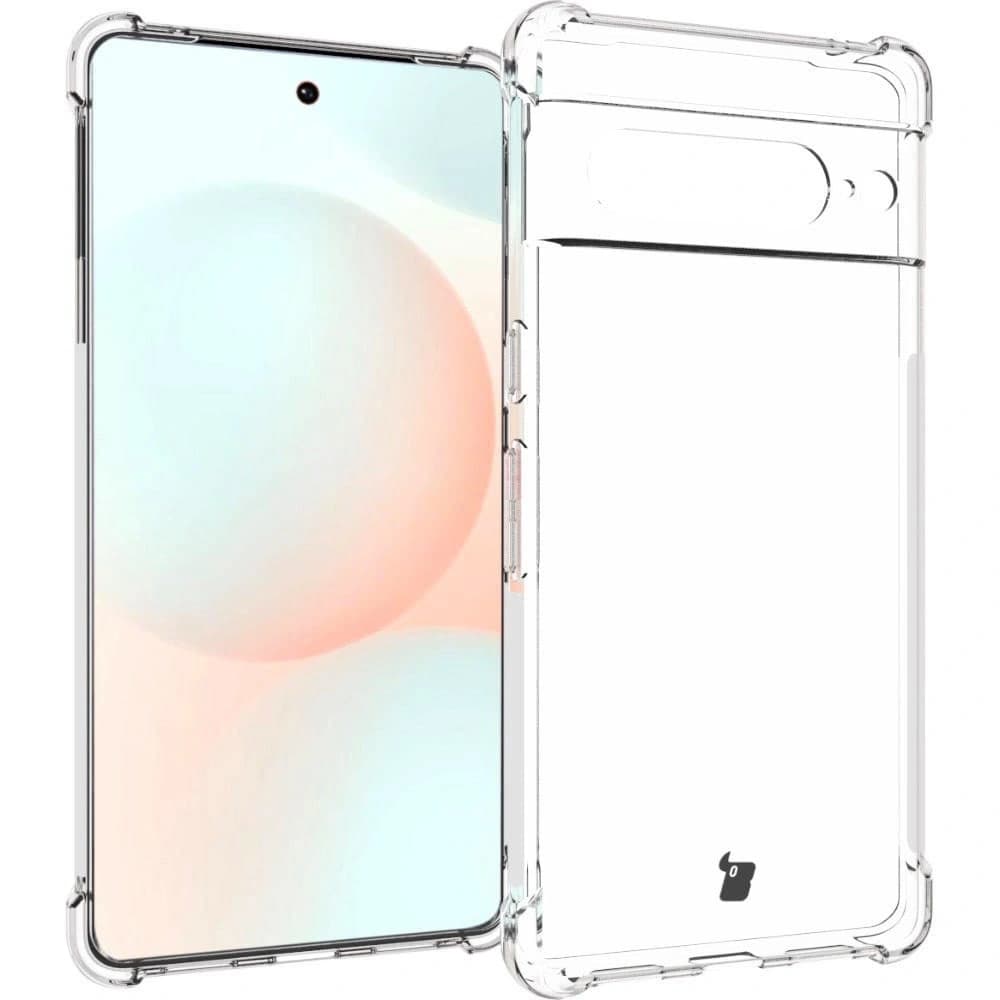 Bizon Case Clear Pack Hülle + 2x Bildschirmfolie Google Pixel 7 Pro klar - 3