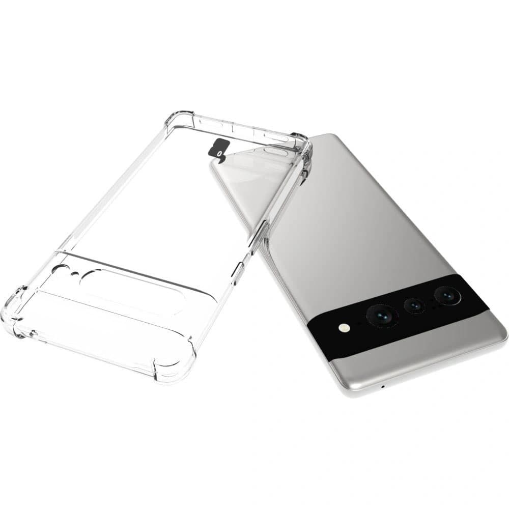 Bizon Case Clear Pack Hülle + 2x Bildschirmfolie Google Pixel 7 Pro klar - 5
