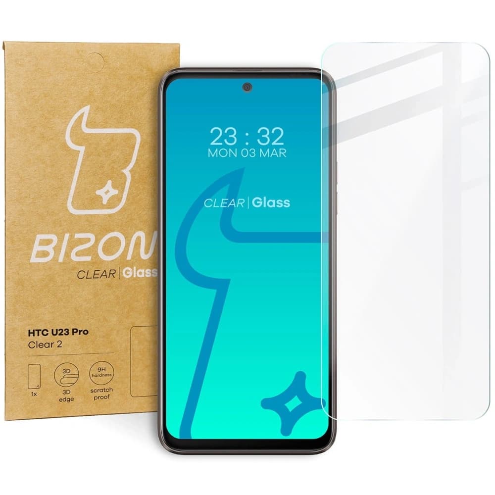 Bizon Glass Clear 2 HTC U23 Pro - 1