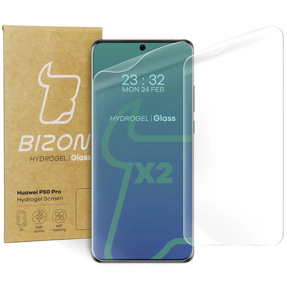 Bizon Glass Hydrogel Huawei P50 Pro [2 PACK] - 1