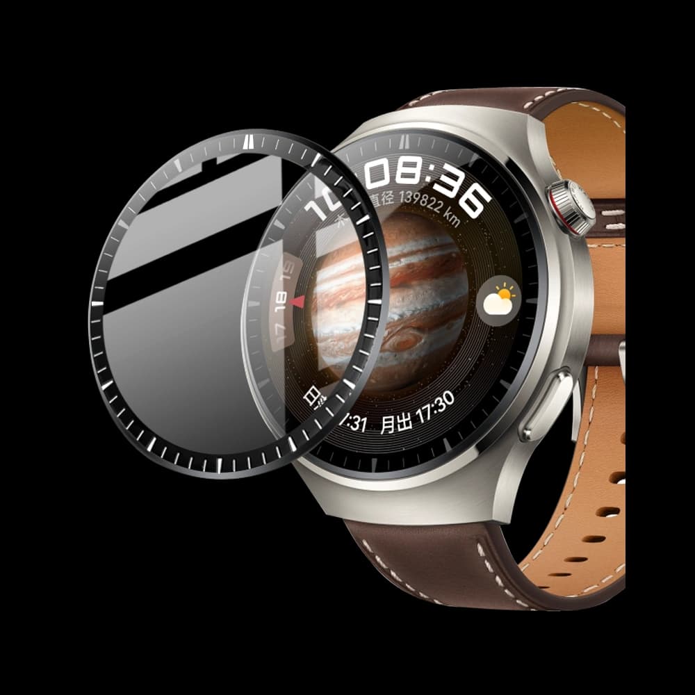 Bizon Glass Watch Edge Hybrid Huawei Watch 4 Pro / 4 Pro Space Edition black - 2