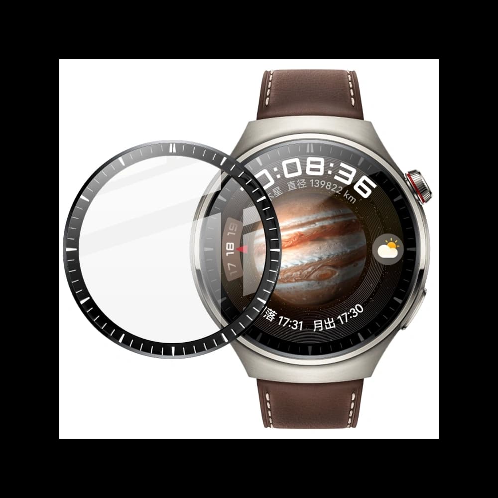 Bizon Glass Watch Edge Hybrid Huawei Watch 4 Pro / 4 Pro Space Edition black - 5