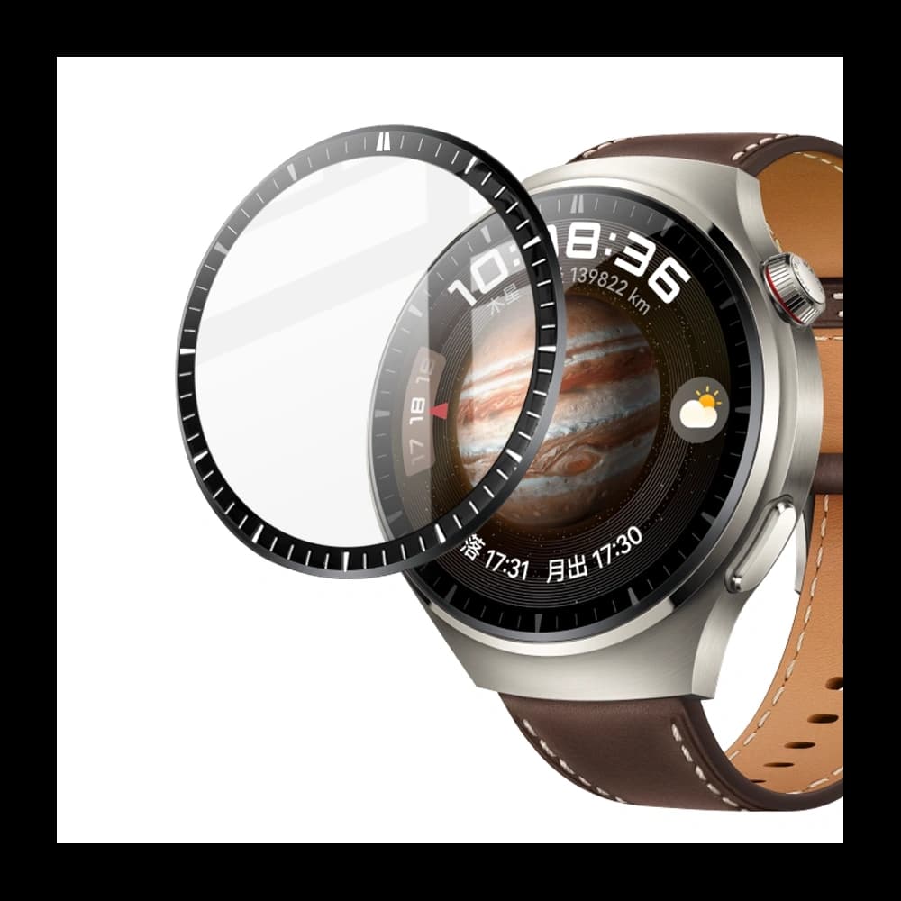 Bizon Glass Watch Edge Hybrid Huawei Watch 4 Pro / 4 Pro Space Edition black - 6