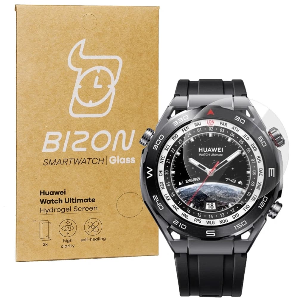 Bizon Glass Hydrogel Huawei Watch Ultimate [2 PACK] - 1
