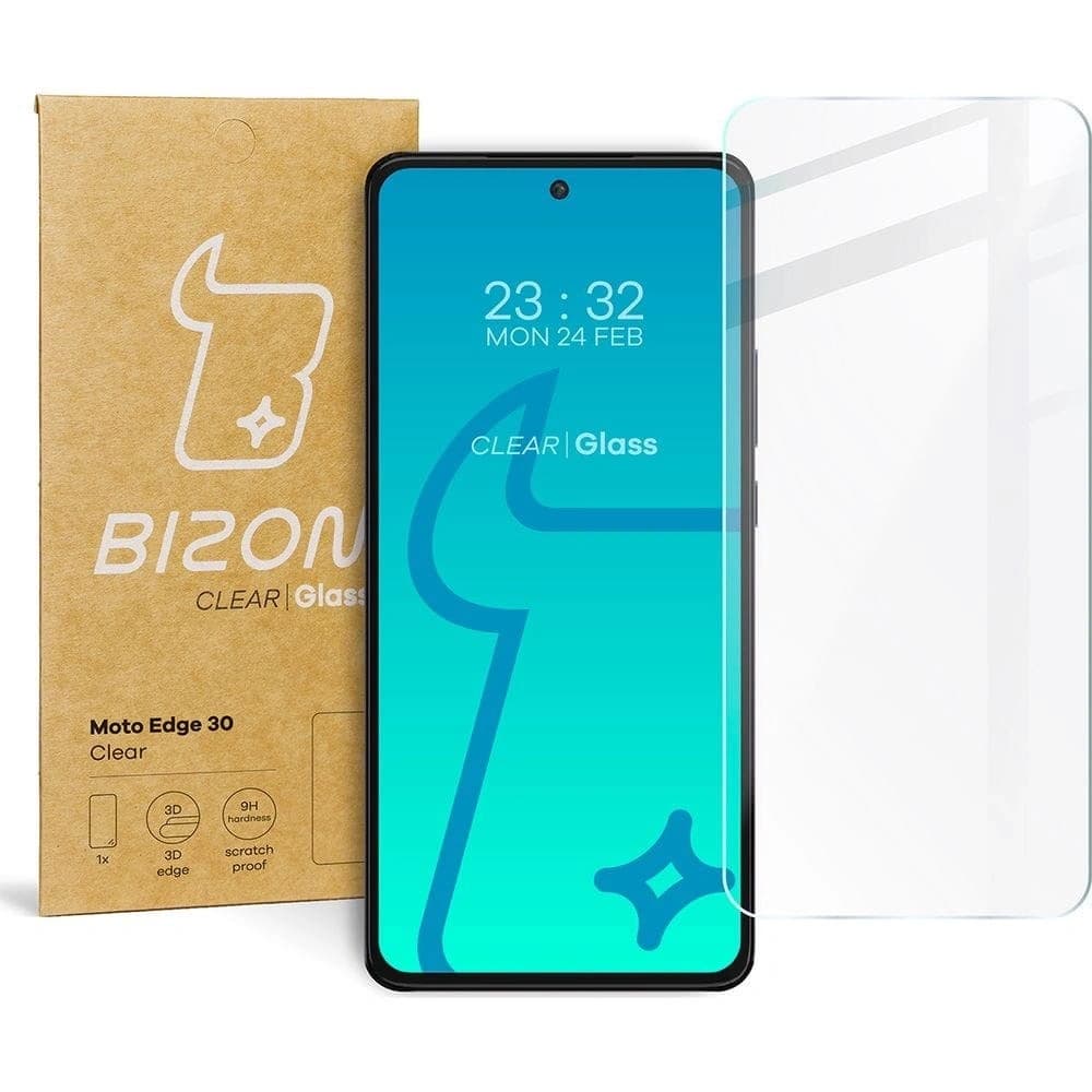 Bizon Glass Clear Motorola Edge 30 - 1