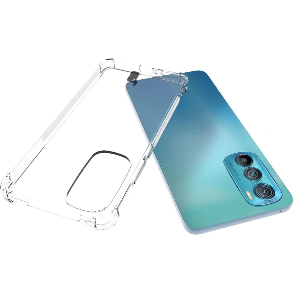 Bizon Case Clear Pack case + 2x screen glass + lens glass Moto Edge 30 clear - 5