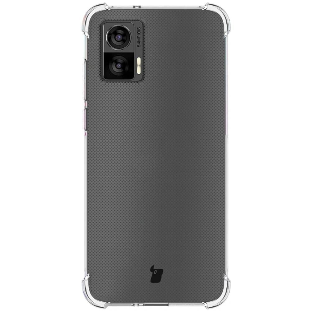 Bizon Case Clear Pack-Hülle + 2x Bildschirmfolie + Objektivschutz für Motorola Moto Edge 30 Neo klar - 2