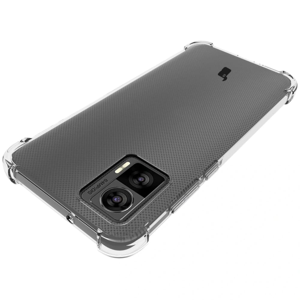 Bizon Case Clear Pack-Hülle + 2x Bildschirmfolie + Objektivschutz für Motorola Moto Edge 30 Neo klar - 6