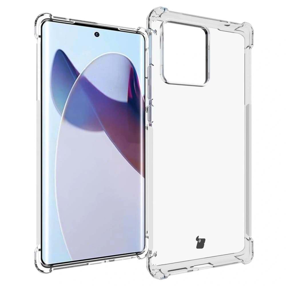 Bizon Case Clear Pack case + 2x screen film + lens protector Motorola Moto Edge 30 Ultra clear - 3