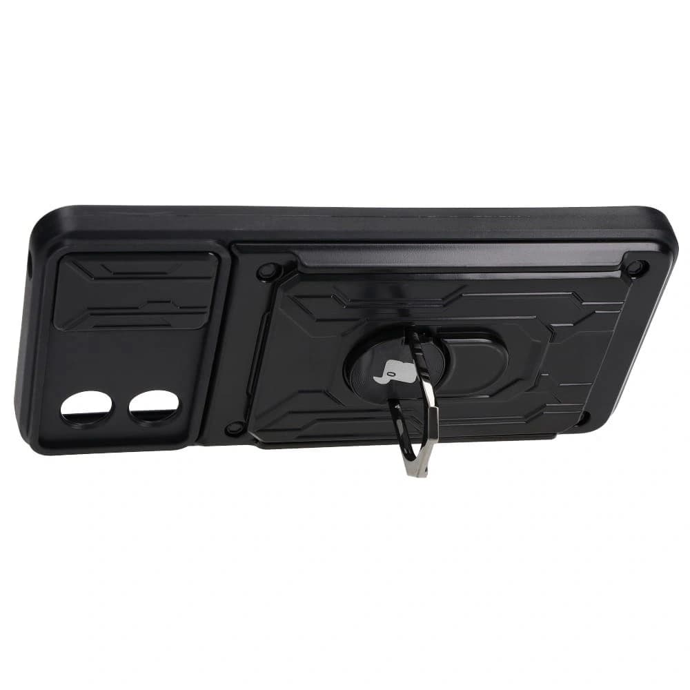 Bizon Case Camshield Kartensteckplatz Ring Motorola Moto E13 5G schwarz - 4