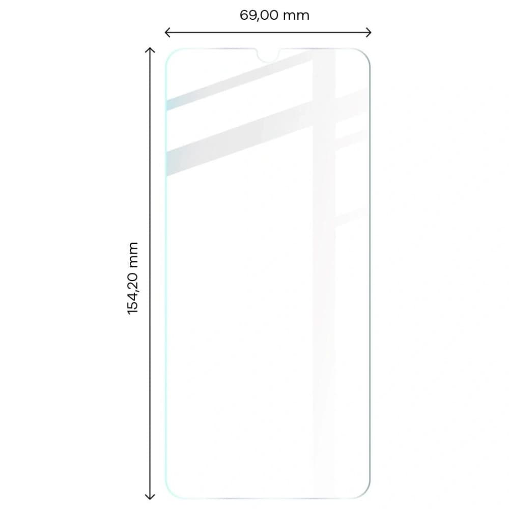 Bizon Glass Clear tempered glass - 3 pcs. + lens glass Moto E20 - 2