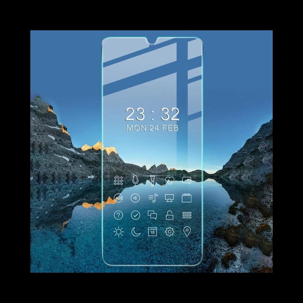 Bizon Glass Clear tempered glass - 3 pcs. + lens glass Moto E20 - 6