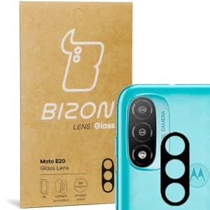 Bizon Glass Lens Moto E20 [2 PACK]