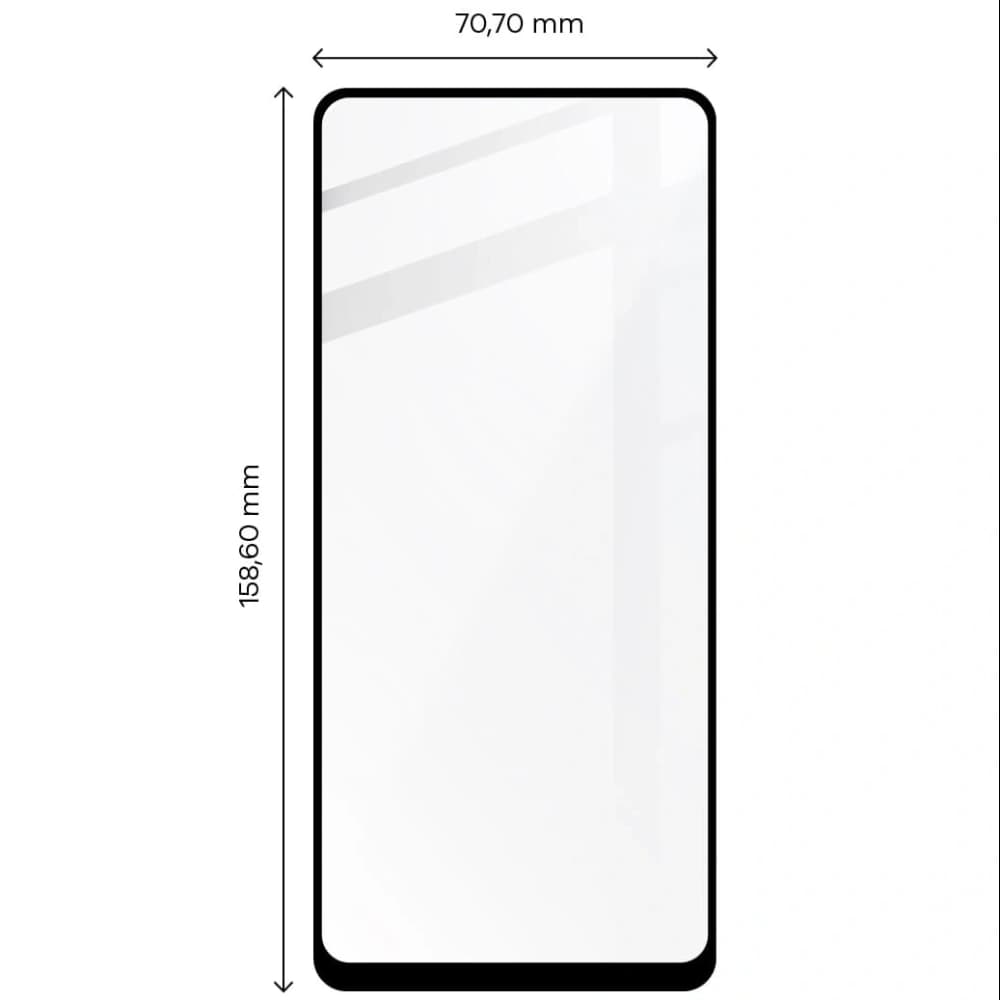 Bizon Glass Edge Motorola Moto E32 / E32s black - 2