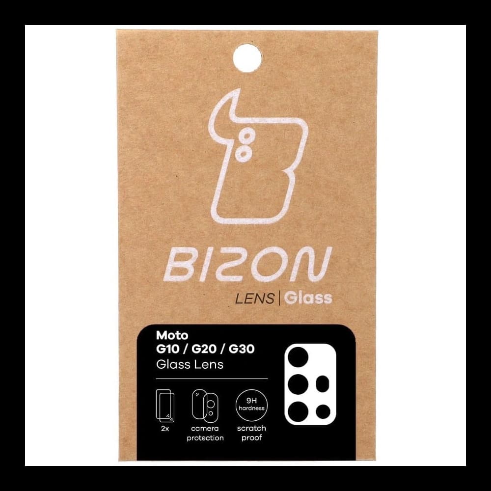 Bizon Glass Lens Moto G10/ G20/ G30 [2 PACK] - 5