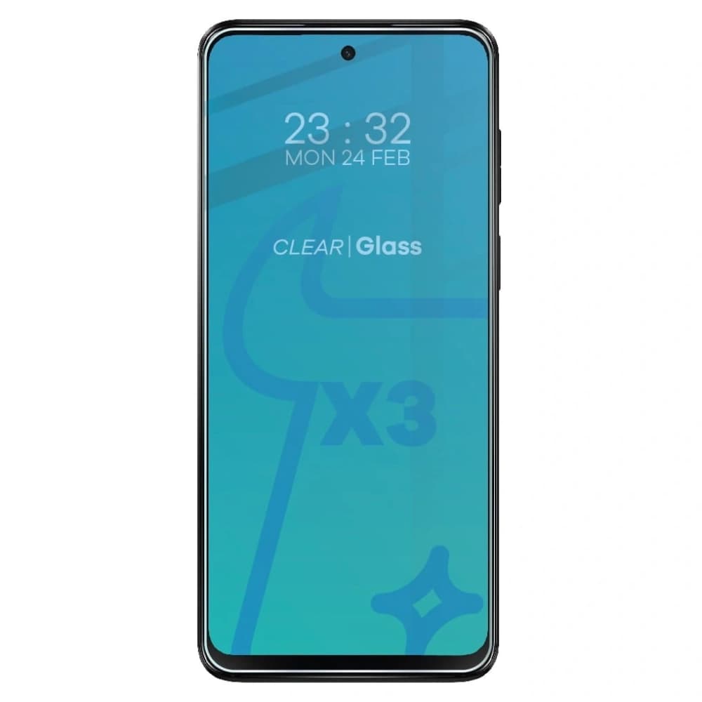BIZON Clear 2 3x screen glass + camera glass Moto G13/G23 4G - 3