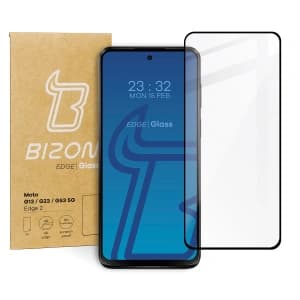 Bizon Glass Edge 2 Moto G13 / G23 / G53 5G black