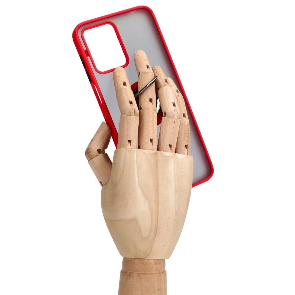 Bizon Case Hybrid Ring Motorola Moto G13 / G23 / G53 5G smoky with a red frame - 8