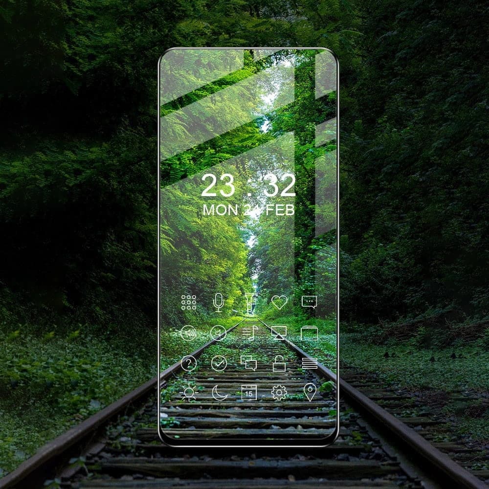 Bizon Glass Edge Moto G22 black - 3