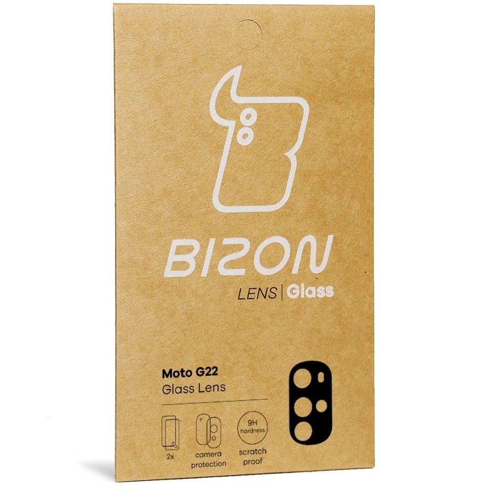 Bizon-Glaslinse Motorola Moto G22 [2 PACK] - 5