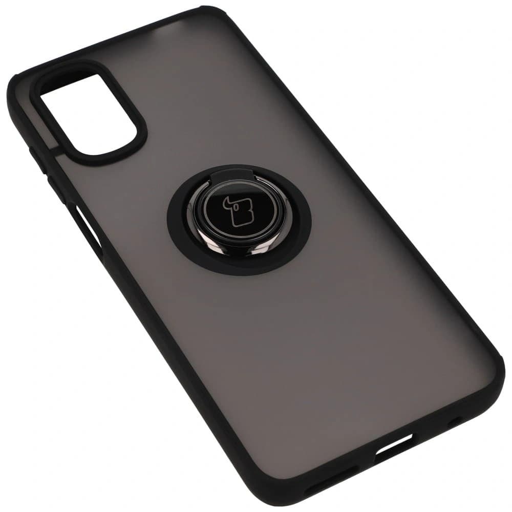 Bizon Case Hybrid Ring Motorola Moto G22 / E32 / E32s smoky with a black frame - 4