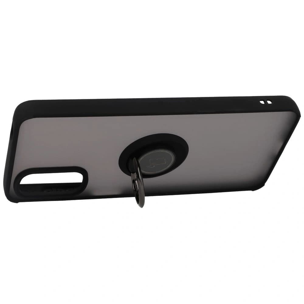 Bizon Case Hybrid Ring Motorola Moto G22 / E32 / E32s smoky with a black frame - 5