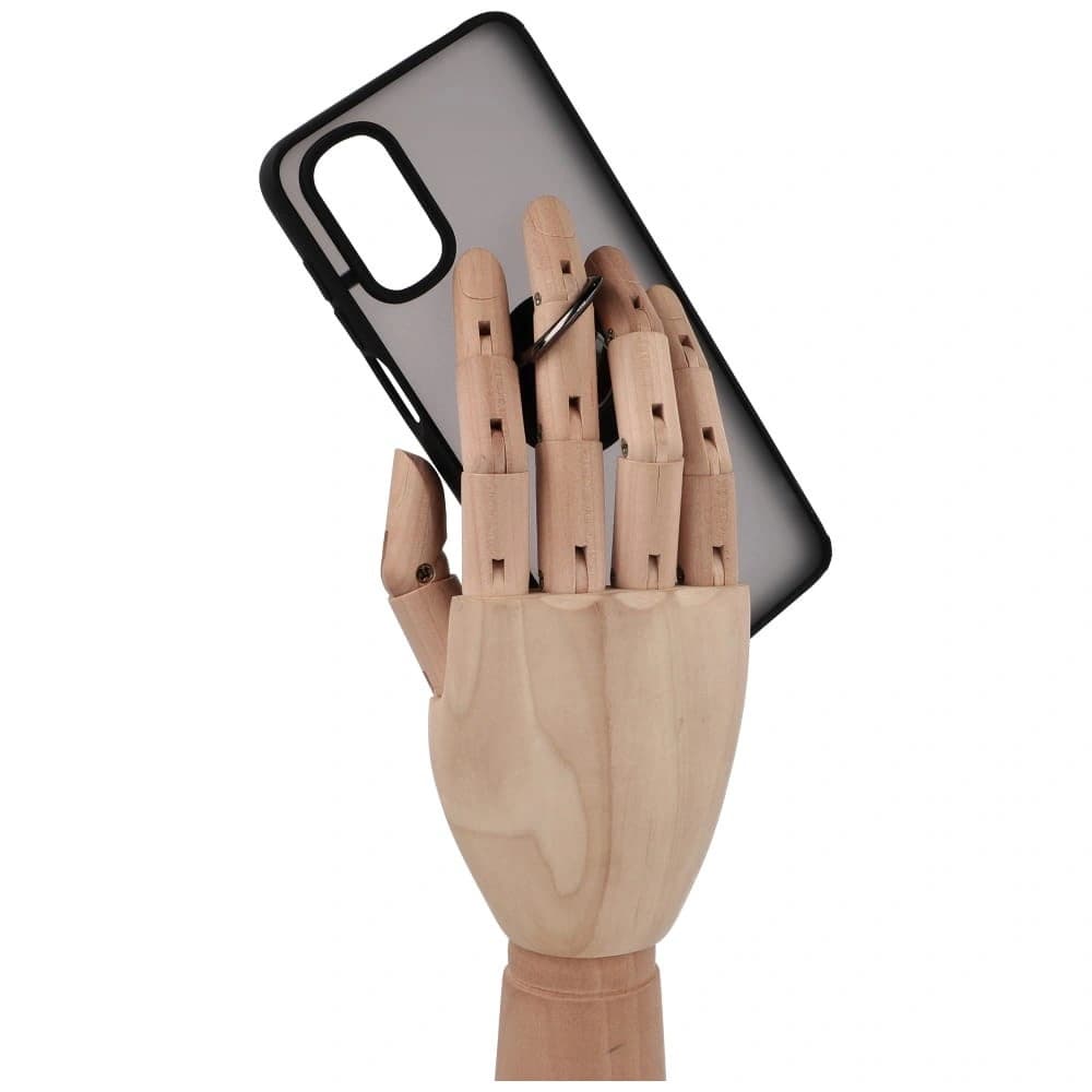 Bizon Case Hybrid Ring Motorola Moto G22 / E32 / E32s smoky with a black frame - 8