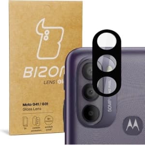 Bizon Glass Lens Moto G41/ G31 [2 PACK]
