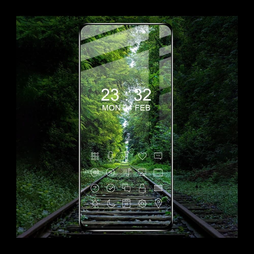 Bizon Glass Edge gehärtetes Glas - [2 PACK] + Linsenschutz Moto G51 5G schwarz - 6