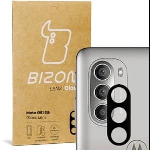 Bizon Glaslinse Moto G51 5G [2 PACK]