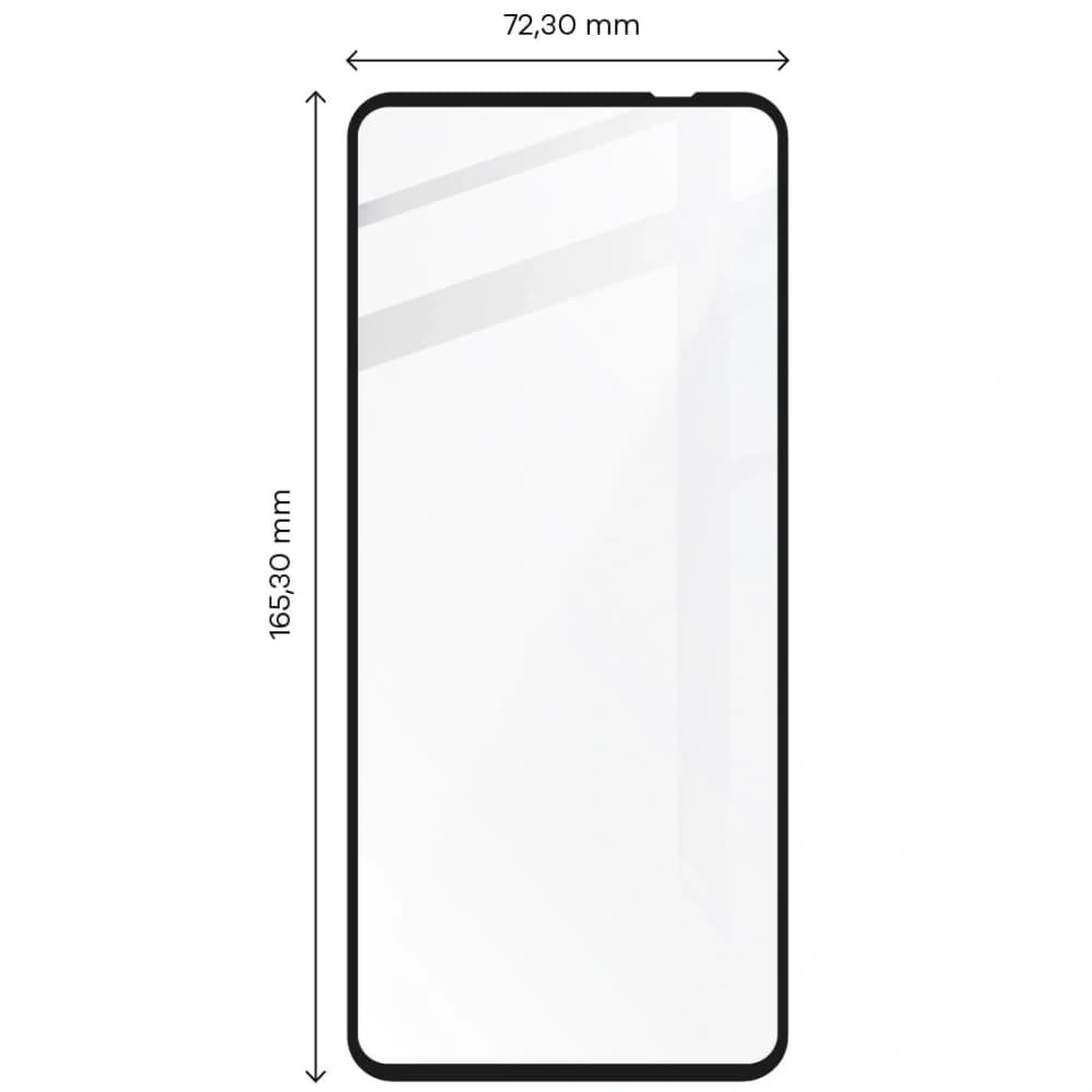 Bizon Glass Edge Moto G51 5G schwarz - 2