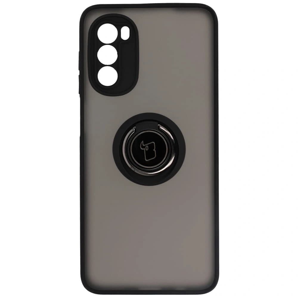 Bizon Case Hybrid Ring Motorola Moto G52 / G82 smoky with a black frame - 2