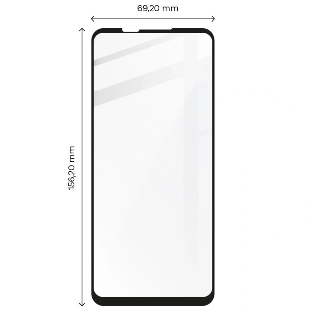 Szkło hartowane Bizon Glass Edge do Motorola Moto G62 5G czarne - 2