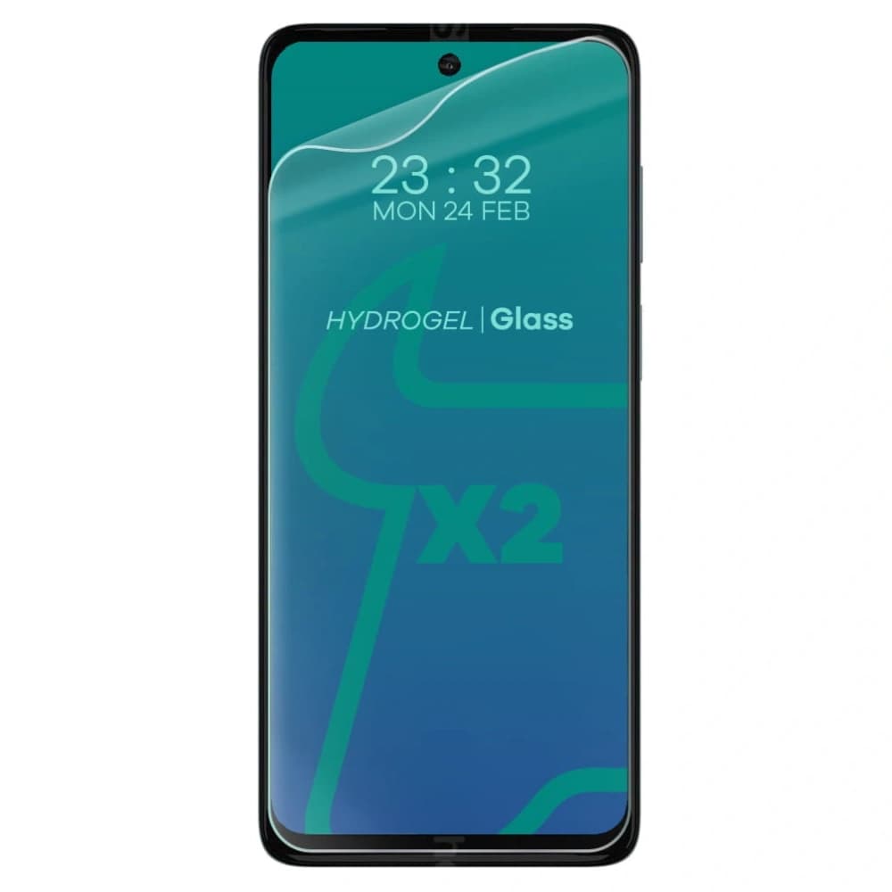 Folia hydrożelowa na ekran Bizon Glass Hydrogel Moto G62 5G [2 PACK] - 3