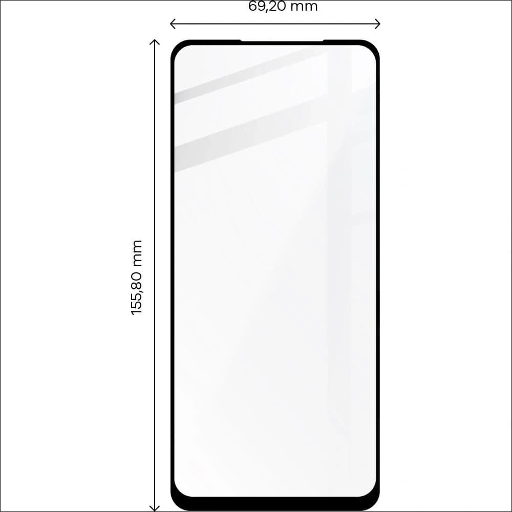 Bizon Glass Edge Moto G52 / G82 black - 3