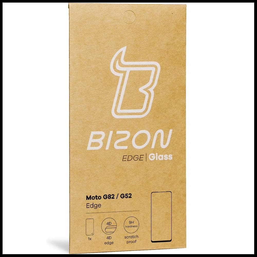 Bizon Glass Edge Moto G52 / G82 black - 9