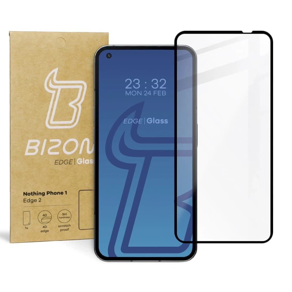 Bizon Glass Edge 2 Nichts Telefon 1 schwarz - 1