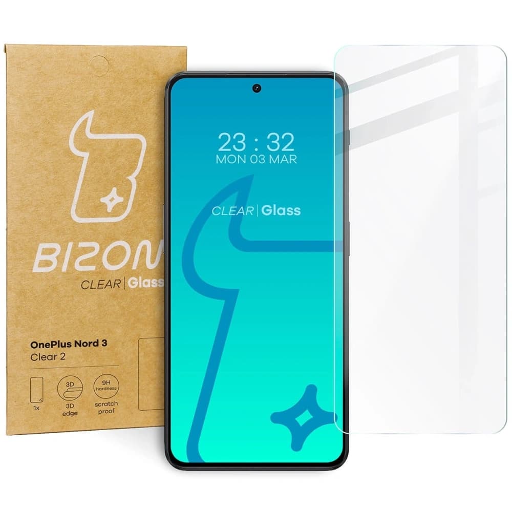 Bizon Glas Klar 2 OnePlus Nord 3 - 1