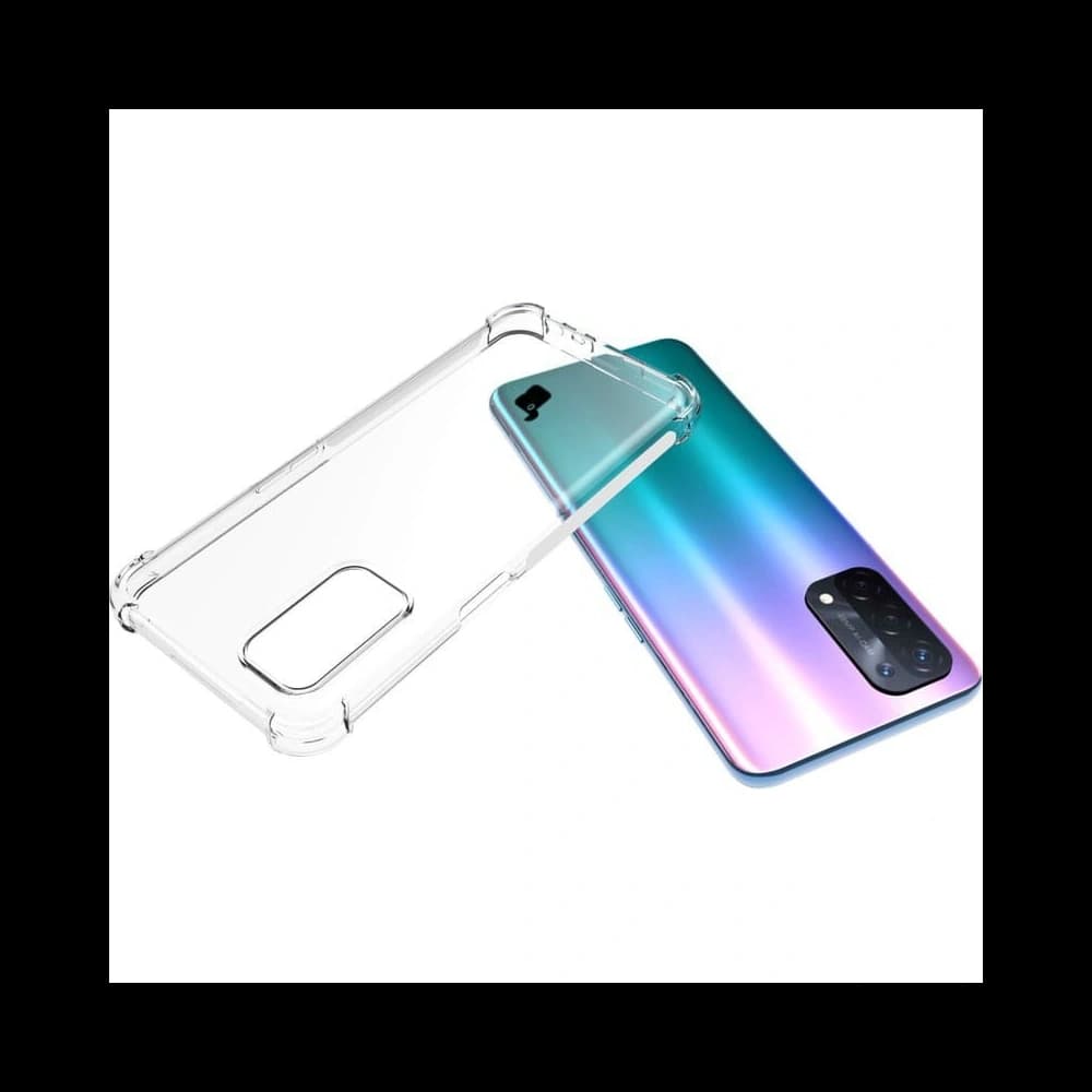 Bizon Case Clear Pack case + 2x screen glass + lens glass Oppo A74 5G / A54 5G clear - 5